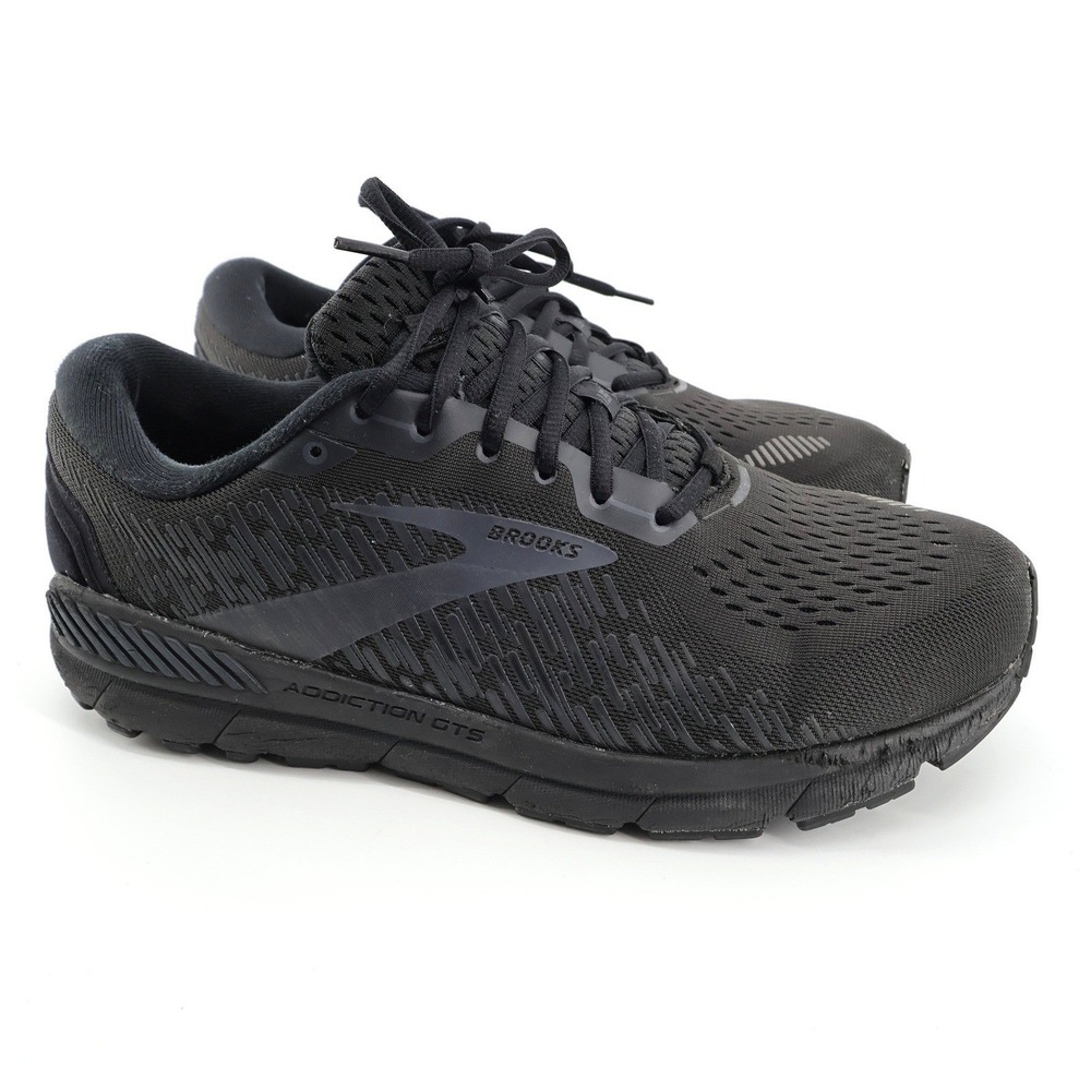 Brooks Addiction GTS 15 Black Running Shoes Mens 11 Wide 2E‎